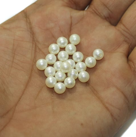 200 Pcs, 6mm Acrylic Pearl Round Beads White