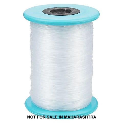 Nylon Thread 500 Mtrs Spool, Size 1 mm For Jewellery Making