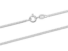 92.5 Sterling Silver Curb Chain - 45 cms