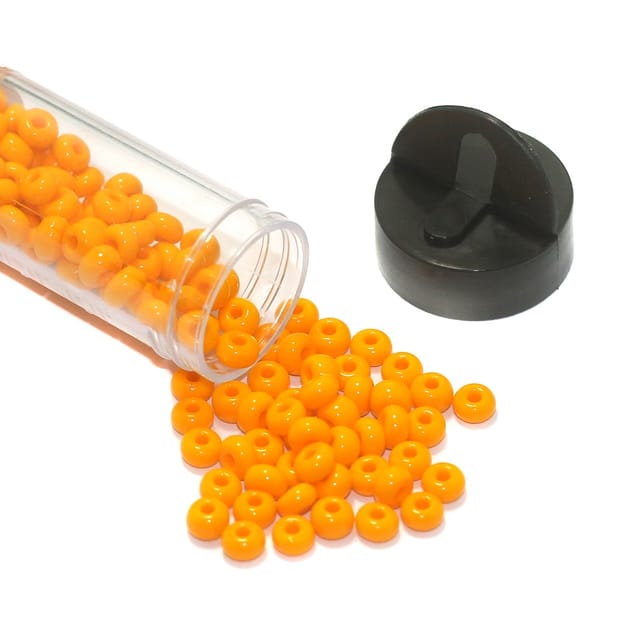 240 Pcs, 5mm Preciosa Seed Beads Opaque Orange 4`0