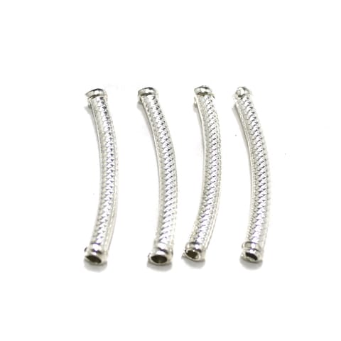 4 Pcs, 44 mmGerman Silver Tube Pipe/Hollow Pipe