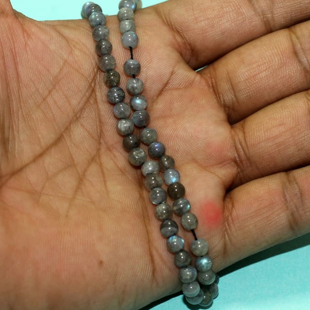 5mm Labrolite Semiprecious Stone Beads