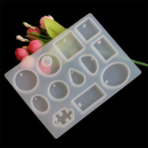 Silicone Pendant and Earring Resin Mold