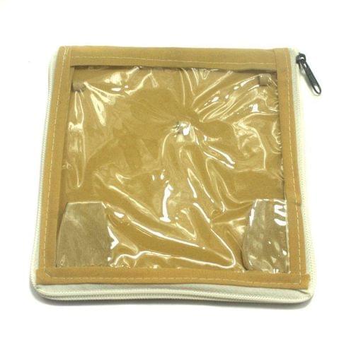 Jewellery Storage Folder Golden 6x6 Inches, Pack of 50 pcs