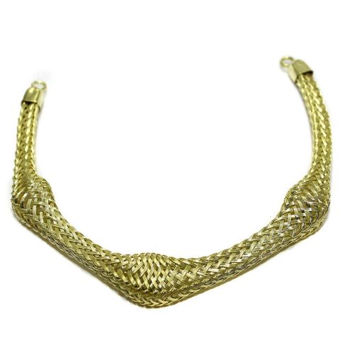 Necklace Collar Golden 8.5 Inch