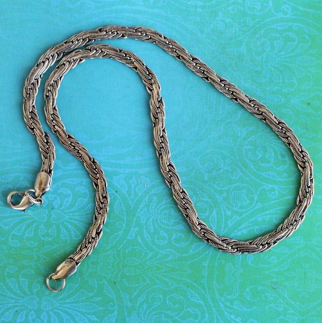 German Silver Braid Chain