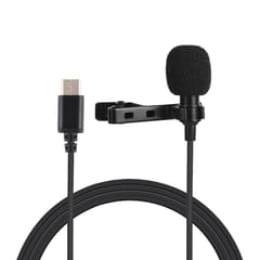 Portable Type-C Port Clip-On Microphone 1.5m Wire Length - 2