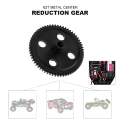 RC Car Metal Center Reduction Gear 62T For 1:12 Wltoys 12428