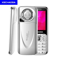 Kechaoda K9 2G GSM Basic Feature Mobile Phone DUAL SIM - Silver- EU Plug