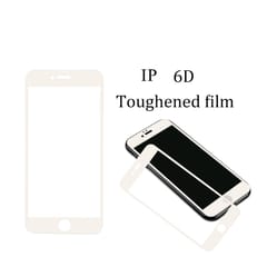 6D Tempered Glass Full Coverage Screen Portector IP 6/6s IP - 1