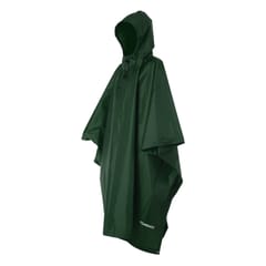 TOMSHOO Multifunctional Lightweight Raincoat with Hood - Army green