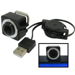 5000K Mega pixels USB Driveless PC Camera for Laptop PC (Black)