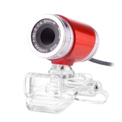 5.0 Pixels Driverless USB PC Camera for Laptop PC (Red)