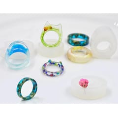 4 Size DIY Silicone Finger Ring Mold DIY Resin Jewelry Making Mould egg