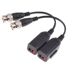 2Pack Twisted Video Balun Transmitter Connectors for HD-CVI/TVI/AHD