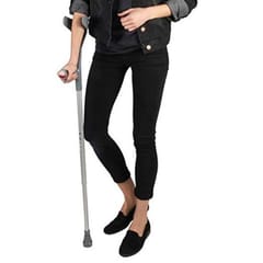 2Pcs Adjustable Forearm Elbow Crutch Walking Stick with Ergonomic Grips
