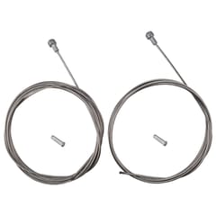 Premium Road Bike Brake Cable Coated Inner Wire Core with End Caps Silver