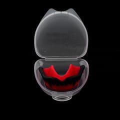 Boxing Mouthguard Adult EVA Mouth Guard MMA Teeth Protector with Case Red