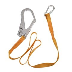 Outdoor Climbing Safety Harness Belt Lanyard With Carabiner Buckle