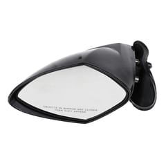 Black Left Side Safe Rearview Mirror for Motorcycle Motorboat Motor Yachts