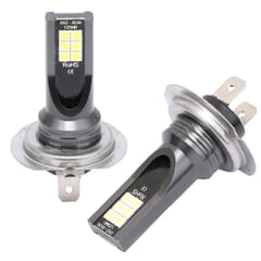 Auto Car 12 LED Fog Headlight Bulbs Conversion Kit Hi/Lo Beam Lamps H7 3030