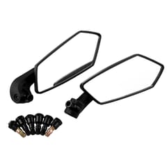 MB-MR012-BK 2 PCS Modified Motorcycle Reflective Side Rear View Mirrors for Motorcycle with 8mm and 10mm Screws (Black)