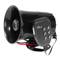 Car Motorcycle Horn 12V Alarm Horn 6-Tone Loudspeaker