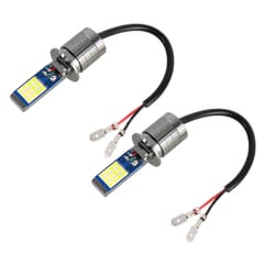 H3 2 PCS DC12-24V / 10.5W Car Double Colors Fog Lights with 24LEDs SMD-3030 & Constant Current, Box Packaging