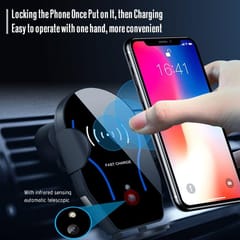 Wireless Car Charger Automatic Induction Car Phone Mount