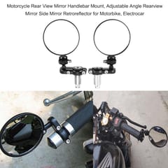 Motorcycle Rear View Mirror Handlebar Mount?Adjustable Angle