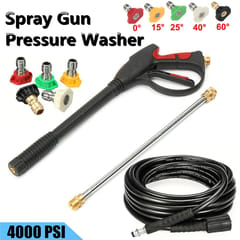 High Pressure Water Washer Sprayer 4000PSI Lance 5 Nozzle - 10m