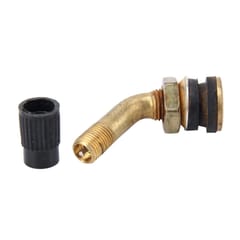 Car Motorcycle Bike Universal Yellow Copper Valve Adaptor Tyre Tube Extension Adapter