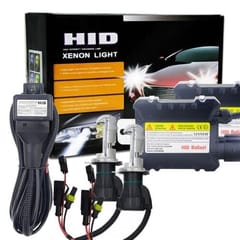 55W H4/HB2/9003 6000K HID Xenon Light Conversion Kit with High Intensity Discharge Alloy Ballast, White