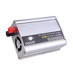 500W Watt DC 24V to AC 220V + USB Portable Voltage Transformer Car Power Inverter