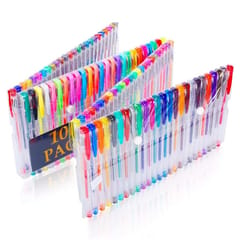100 Color Flash Color Fluorescent Color Gel Pen Set