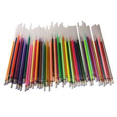 1 pack 0.8mm Colorful Glitter Fluorescence Ink Gel Pen Refills 48 colors
