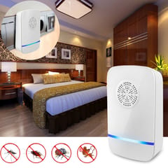 Electronic Ultrasonic Anti Mosquito Rat Insect Pest Repeller with Light, AC 110-220V