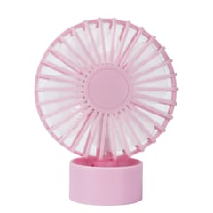 Portable USB Fan Ultra Quiet Desktop Laptop Office Mini Cooling Fan Pink