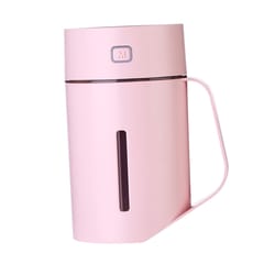Portable Air Humidifier Home Office Car USB 420ml LED Multi-color Pink A