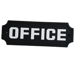 PVC Rubber OFFICE Door Sign Wall Plaque Plate Poster for Workplace