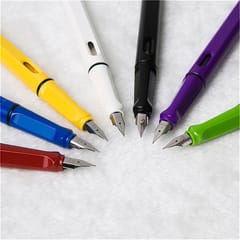 Fountain Pen 0.5mm 0.38mm Nib with Ink Refill Office School Stationery