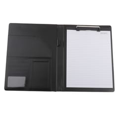 File Folder Paper Organizer Document Holder Writing Pad PU Leather