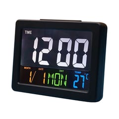 LCD Digital Nap Timer Snooze Alarm Clock Watch Temperature Display