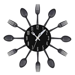 Kitchen Wall Clock Spoon Fork Wall Wall Sticker Room Home Decoration