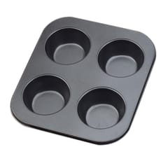 Kitchen 4-cup Muffin Cakes Pan Bakeware Cake Cookie Baking Tray