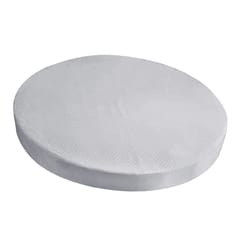 Hypoallergenic Round Bed Table Soft Cover Bed Sheet Skirt  220x220cm