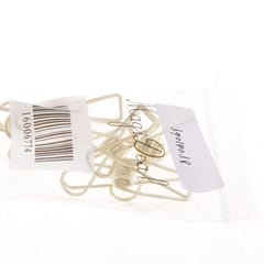 Hollow Metal Long Tail Binder Clips Paper Clips 6 Pieces 5.3x2cm