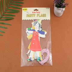 Hanging Pinwheel Folding Fans Poster Bunting Sets Kids Party Decor Crown