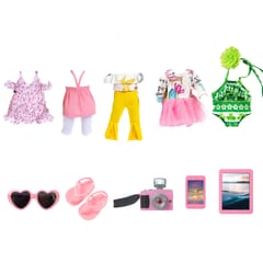 10 set Girl Doll Clothes Gift for American 18 inch Doll (Multicolor)