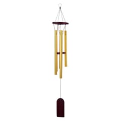 5 Chimes Wooden Wind Chimes Aluminum Tubes Solid Wood for